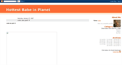 Desktop Screenshot of hotty-babe.blogspot.com