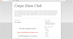 Desktop Screenshot of carpe-diem-club.blogspot.com