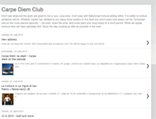Tablet Screenshot of carpe-diem-club.blogspot.com