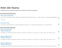 Tablet Screenshot of hotelier-jobs.blogspot.com
