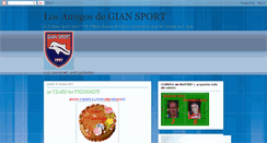 Desktop Screenshot of giansport.blogspot.com