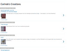 Tablet Screenshot of corindescreations.blogspot.com