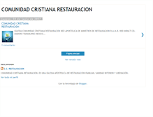 Tablet Screenshot of ccrestauracion.blogspot.com