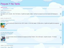 Tablet Screenshot of pequesynotanto.blogspot.com