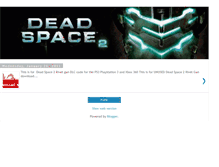 Tablet Screenshot of deadspace2rivetgun.blogspot.com