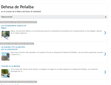 Tablet Screenshot of dehesadepenalba.blogspot.com