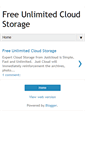 Mobile Screenshot of freeunlimitedcloud.blogspot.com
