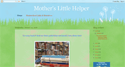 Desktop Screenshot of motherslittlehelper004.blogspot.com