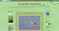 Desktop Screenshot of peregrinesbirdblog.blogspot.com