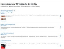 Tablet Screenshot of orthopedicdentistry.blogspot.com