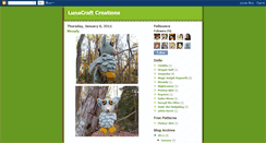 Desktop Screenshot of lunacraftcreations.blogspot.com