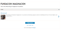 Tablet Screenshot of fundacionimaginacionenglish.blogspot.com