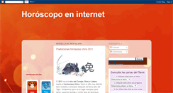 Desktop Screenshot of horoscopoeninternet.blogspot.com