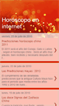 Mobile Screenshot of horoscopoeninternet.blogspot.com
