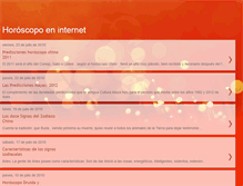 Tablet Screenshot of horoscopoeninternet.blogspot.com