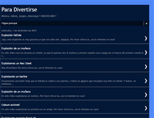 Tablet Screenshot of lomejor-paradivertirse.blogspot.com