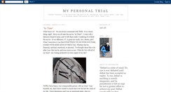 Desktop Screenshot of mypersonaltrial.blogspot.com