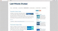 Desktop Screenshot of lastminutecruisesdeals.blogspot.com