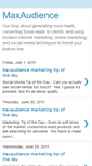 Mobile Screenshot of maxaudience.blogspot.com