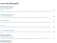 Tablet Screenshot of coursdephilosophie.blogspot.com