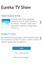 Mobile Screenshot of eurekatvshow.blogspot.com
