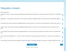 Tablet Screenshot of naszekoty-wiech64.blogspot.com