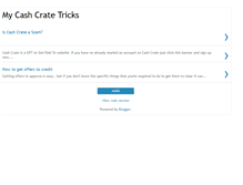 Tablet Screenshot of mycashcratetricks.blogspot.com