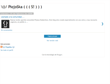 Tablet Screenshot of piojoska.blogspot.com