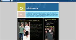 Desktop Screenshot of celebrityseen.blogspot.com