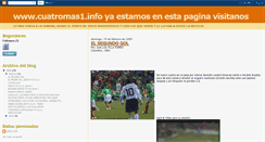 Desktop Screenshot of cuatromas1.blogspot.com