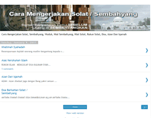 Tablet Screenshot of caramengerjakansolat.blogspot.com