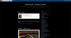 Desktop Screenshot of kamikaze-conniptions.blogspot.com