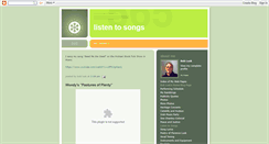 Desktop Screenshot of boblusksongs.blogspot.com