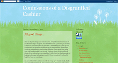 Desktop Screenshot of confessionsofadisgruntledcashier.blogspot.com