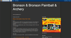 Desktop Screenshot of bronsonandbronson.blogspot.com