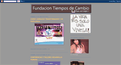 Desktop Screenshot of fundaciontiemposdecambio.blogspot.com