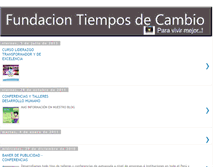 Tablet Screenshot of fundaciontiemposdecambio.blogspot.com