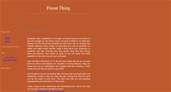 Desktop Screenshot of finest-thing.blogspot.com