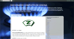 Desktop Screenshot of diccionariocompletodecocina.blogspot.com