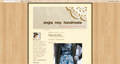 Desktop Screenshot of angiemayhandmade.blogspot.com