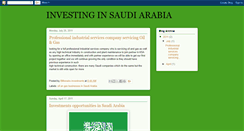 Desktop Screenshot of investmentsksa.blogspot.com