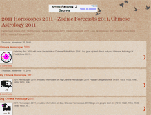 Tablet Screenshot of 2011horoscopes2011.blogspot.com