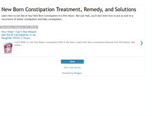 Tablet Screenshot of newbornconstipationremedies.blogspot.com