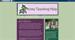 Desktop Screenshot of hometeachinghelp.blogspot.com