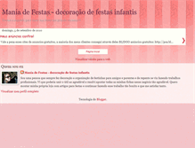 Tablet Screenshot of maniadefestas-decoraodefestasinfantis.blogspot.com