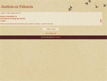 Tablet Screenshot of justiciapalencia.blogspot.com