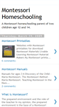 Mobile Screenshot of montessorihomeschooling.blogspot.com