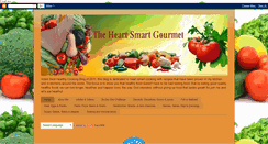 Desktop Screenshot of heartsmartgourmet.blogspot.com