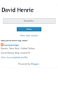 Mobile Screenshot of davidhenriefanblog.blogspot.com