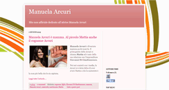 Desktop Screenshot of manuela-arcuri.blogspot.com